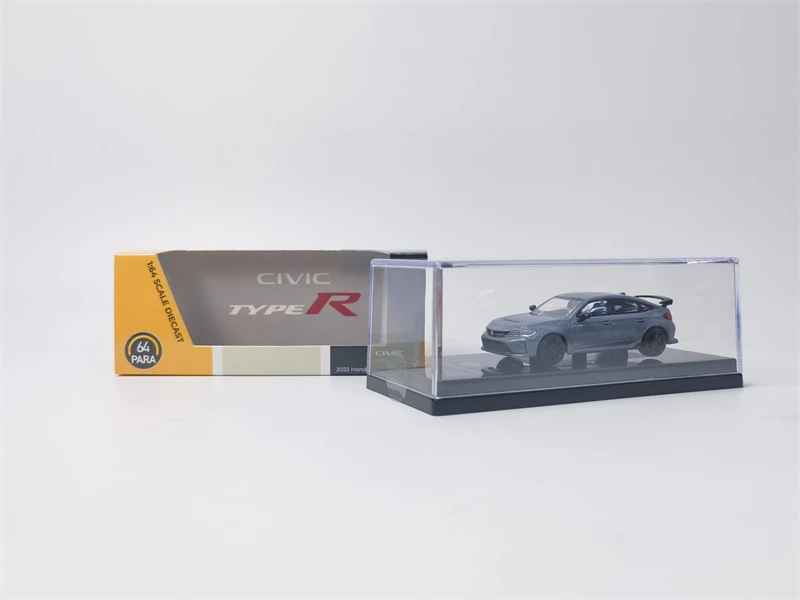 PARA 1:64 Honda Civic FL5Civic TypeR 2023 модель автомобиля из сплава дисплей подарок