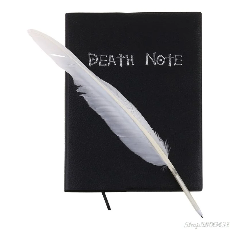 

Новый Блокнот для косплея «Death Note» с перьевой ручкой, книга для анимации, художественный журнал для письма, O01 20, Прямая поставка