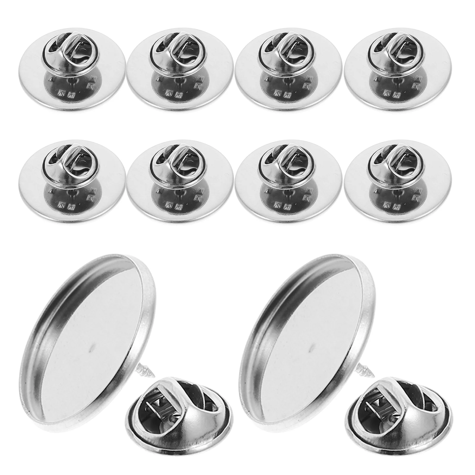 Основа для броши из нержавеющей стали 10 шт.