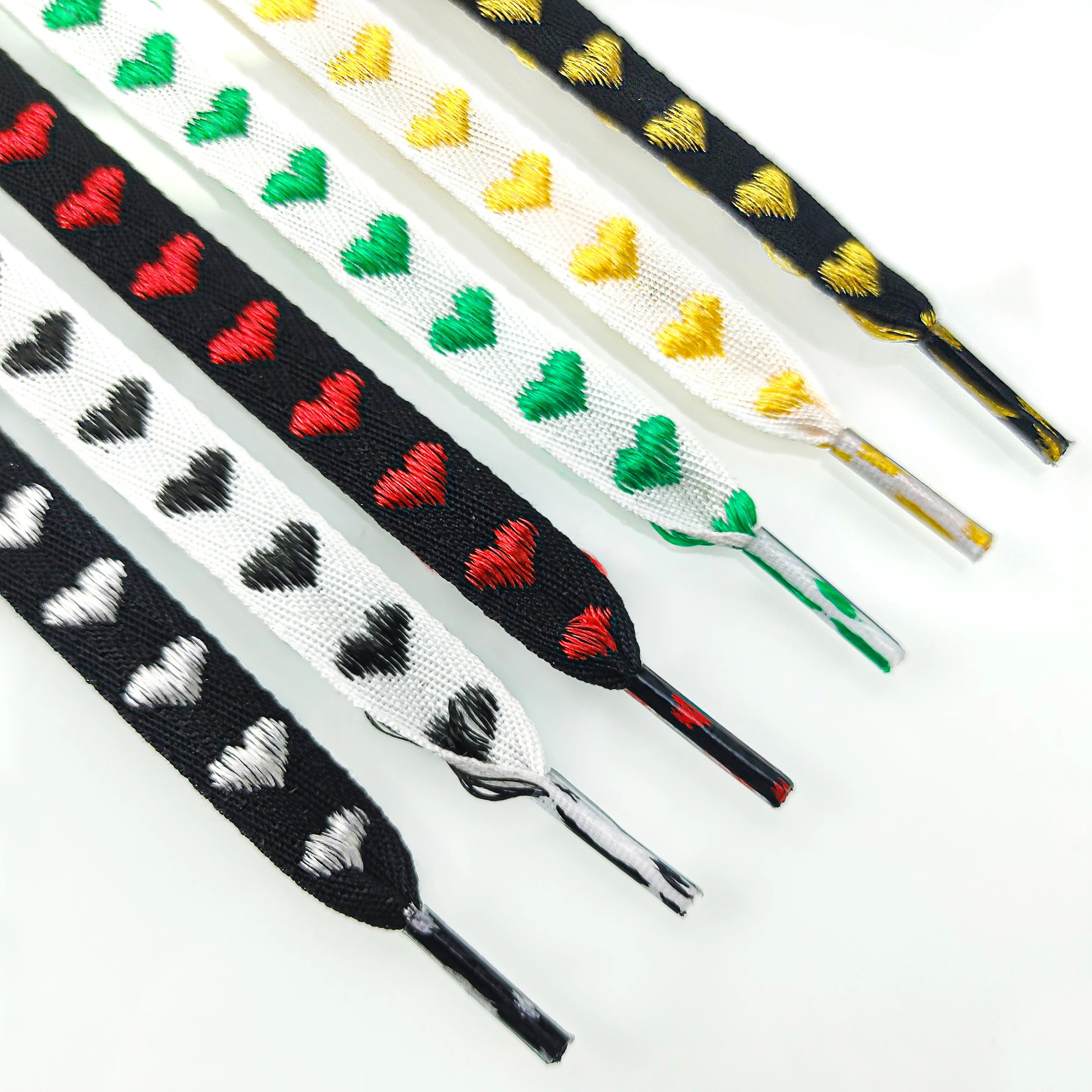 

Love Heart LANVIN Shoelaces Flat AF1 Shoe Laces for Sneakers Width 1.2cm Luxury Brand Laces Women Men Sport Shoelaces for Shoes