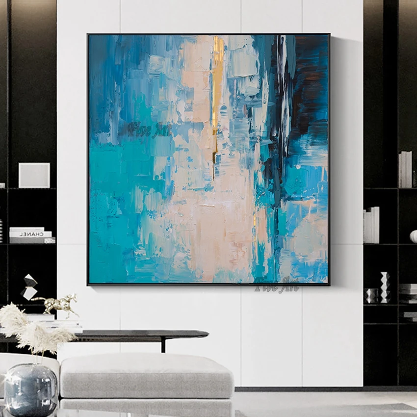 

Настенный декор ручной работы, холст, искусство, абстрактный, темный цвет, акриловый холст, картина маслом без рамы, картина для гостиной, до...