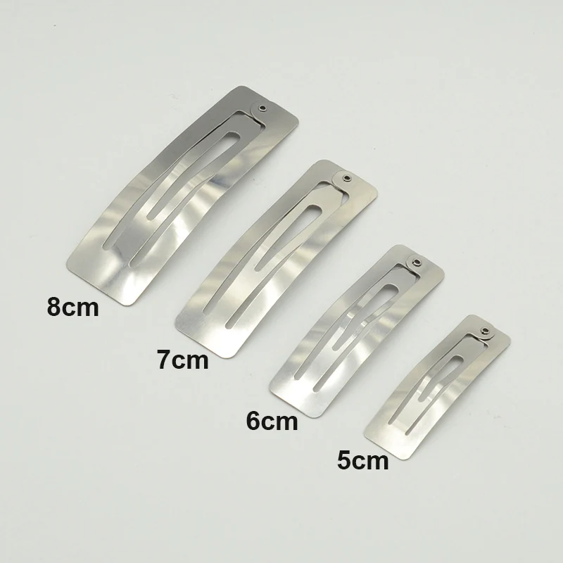 50 шт. прямоугольные заколки для волос из нержавеющей стали