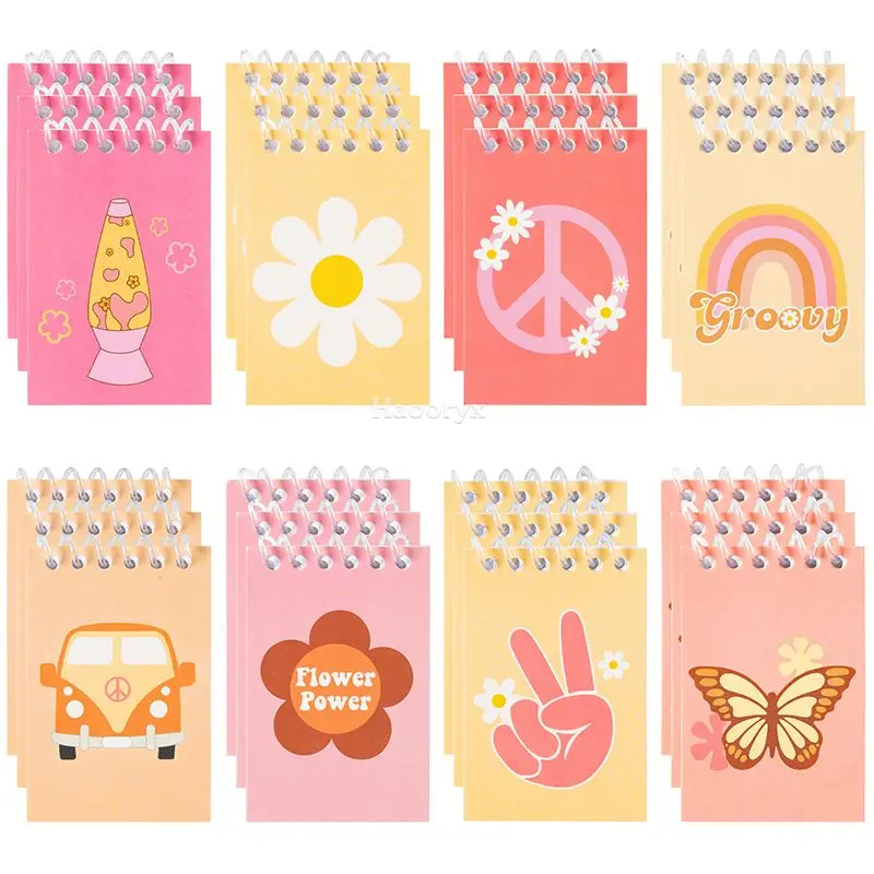 24 шт., мини-блокноты в стиле «Бохо»