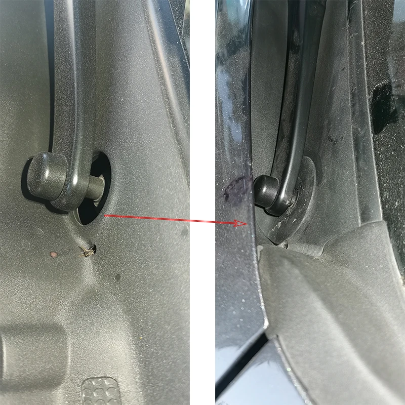 

Protective Cover Wiper Arm Hole Pure Silicone Accessory Windshield 2Pcs