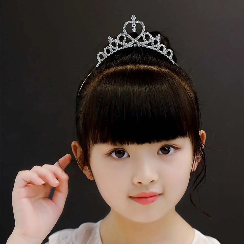 

Fashion Crown Diamond Crystal Girls Hair Hoop Hair Accessories Princess Hairband Children Tiara