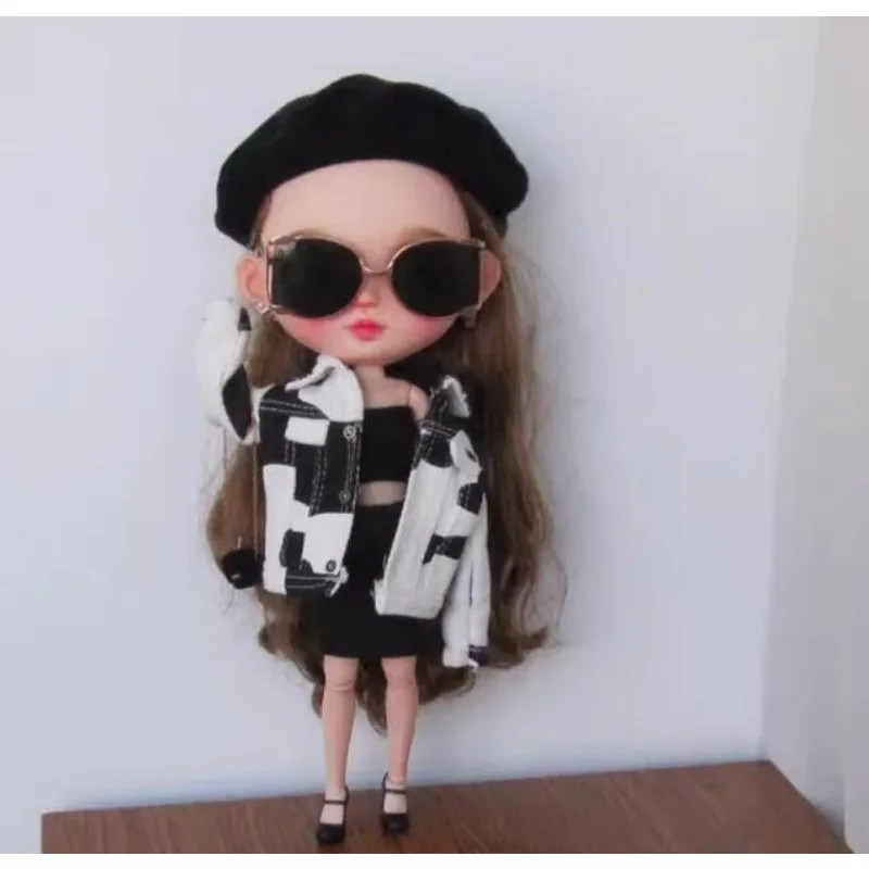 BBIKG342 New styles Customized Doll pink clothes tshirt hoodies pants for your bb fr ob24 ob27 pp liccaa blythee dolls