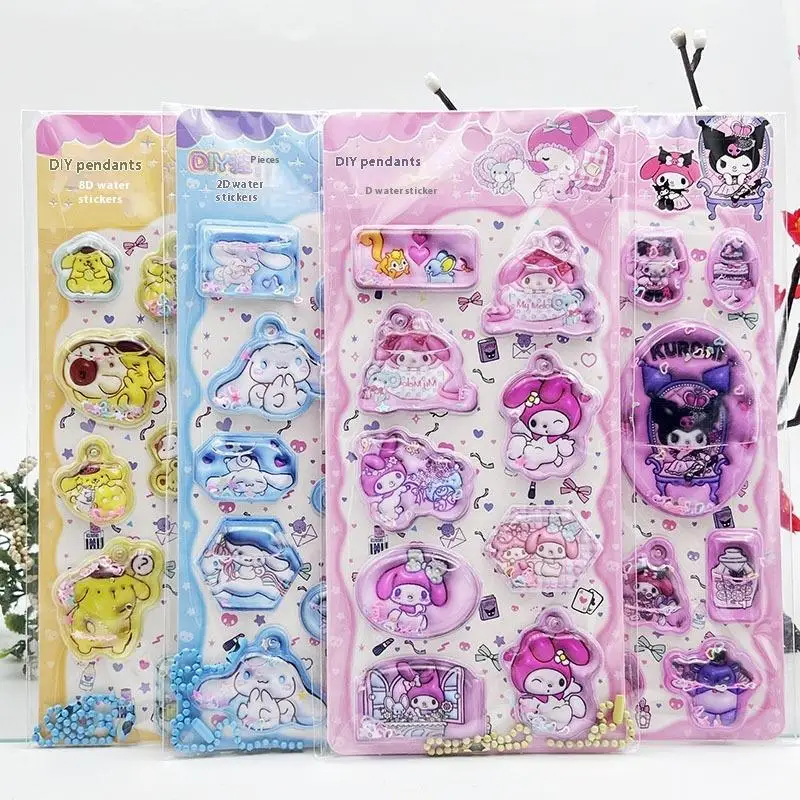 かわいい 3D ステッカーかわいい漫画デコステッカー DIY 電話荷物オートバイのラップトップスーツケースデカールステッカー