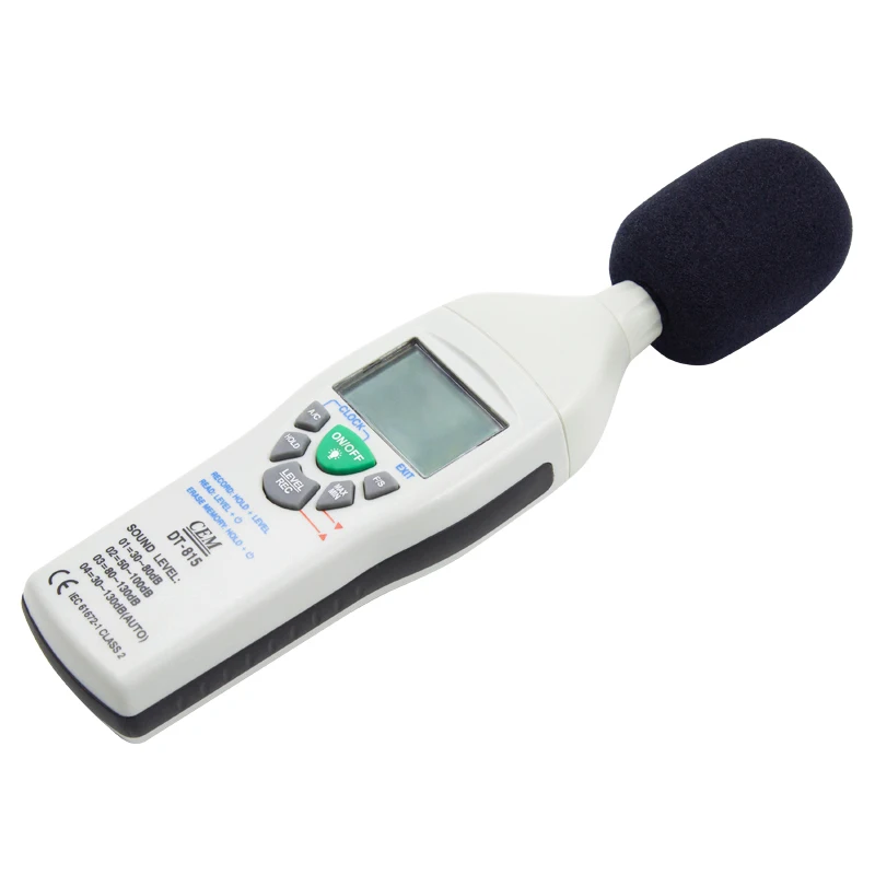 

CEM DT-815 Range 30-130dB Digital sound noise level with Analog AC / DC outputs Decibel level meter sound
