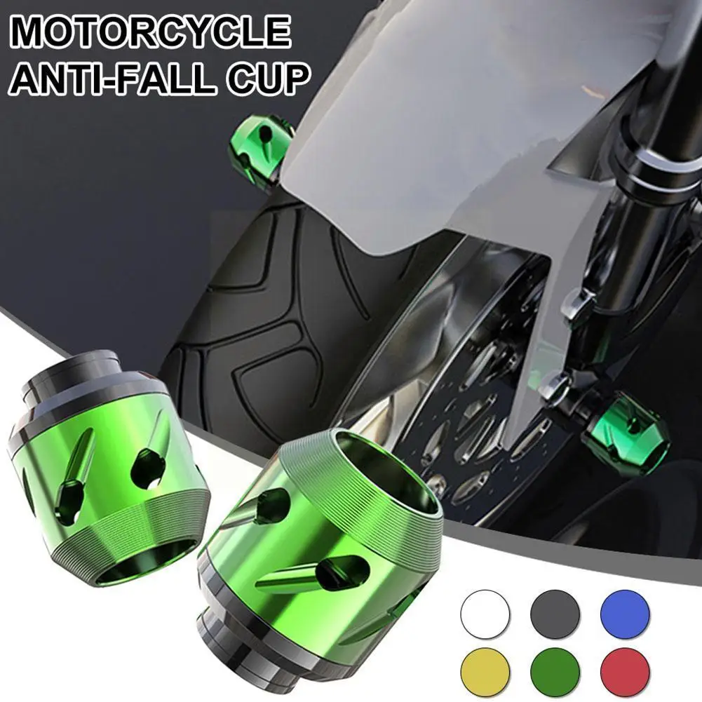 

Motorcycle Front Rear Fork Cup Wheel Crash Protector Motorcycle Slider Crash Frame Anti-falling Protector Accessories Motoc L3s5