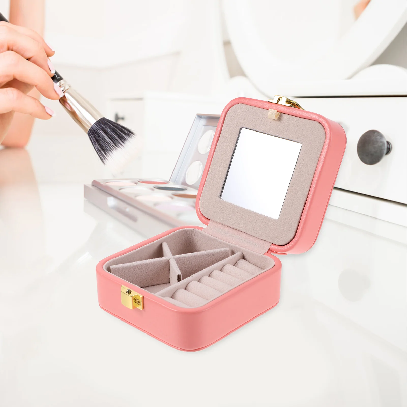 

Многофункциональная шкатулка для ювелирных украшений для путешествий