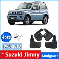 1998 2018 for suzuki jimny jb23 jb53 mudguard fenders mud flap guards splash mudflaps car accessories mudguards front rear 4pcs