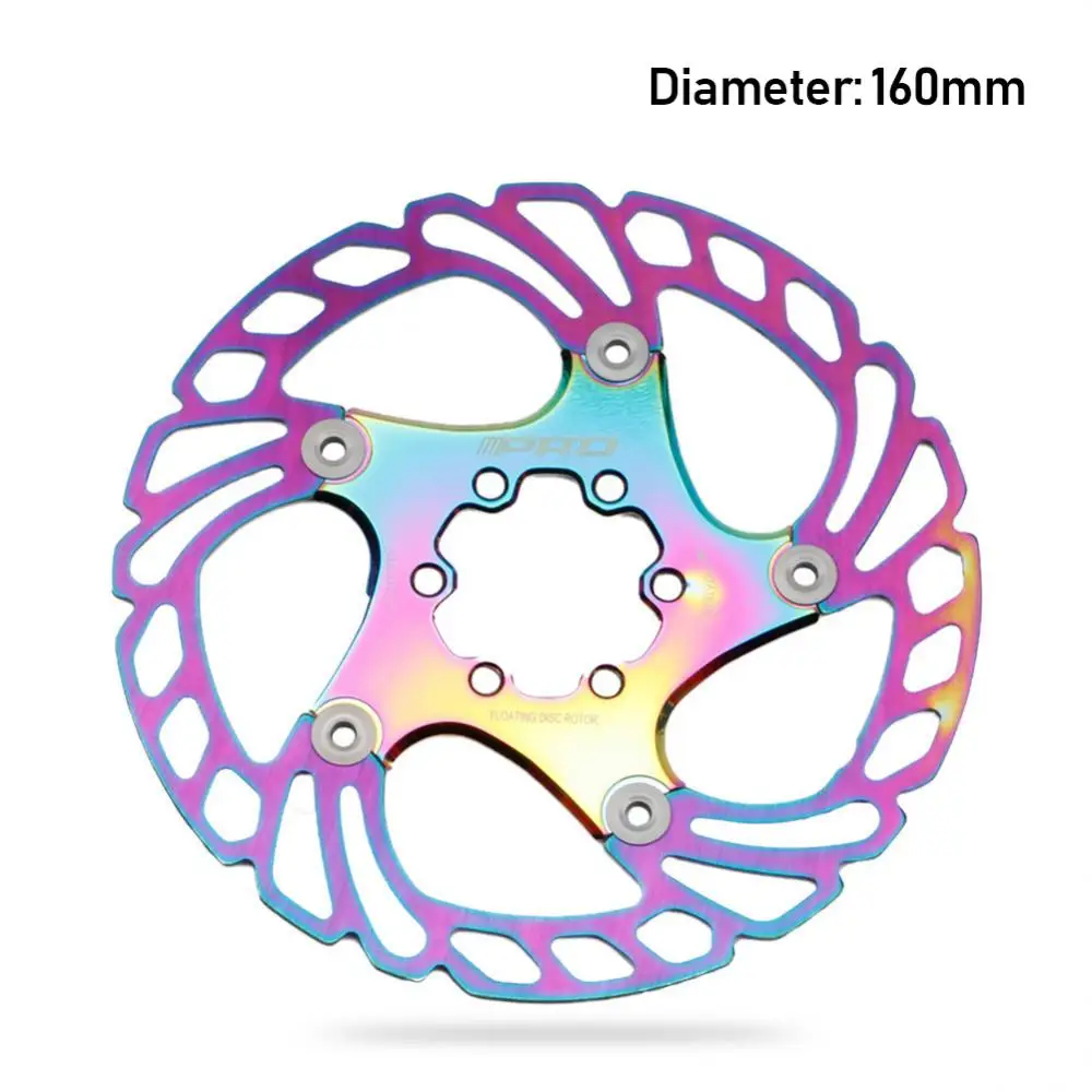 

Цветной плавающий дисковый тормозной ротор для велосипеда bicicleta disc140/160/180/203 мм, пластина дискового тормоза с шестью гвоздиками