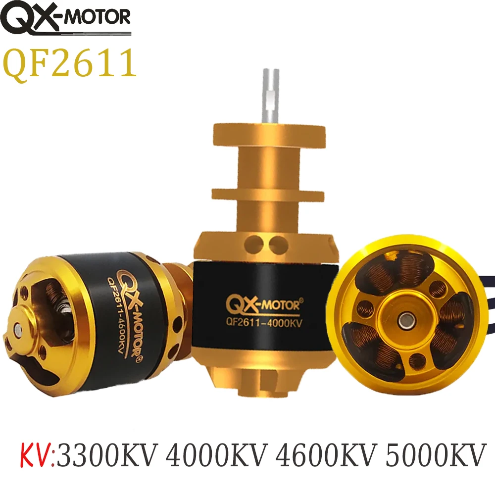 

QX-Motor 50 мм EDF QF2611 3300KV 4000KV 4600KV 5000KV бесщеточный двигатель для 50 мм EDF DIY RC Airplanes модельные части