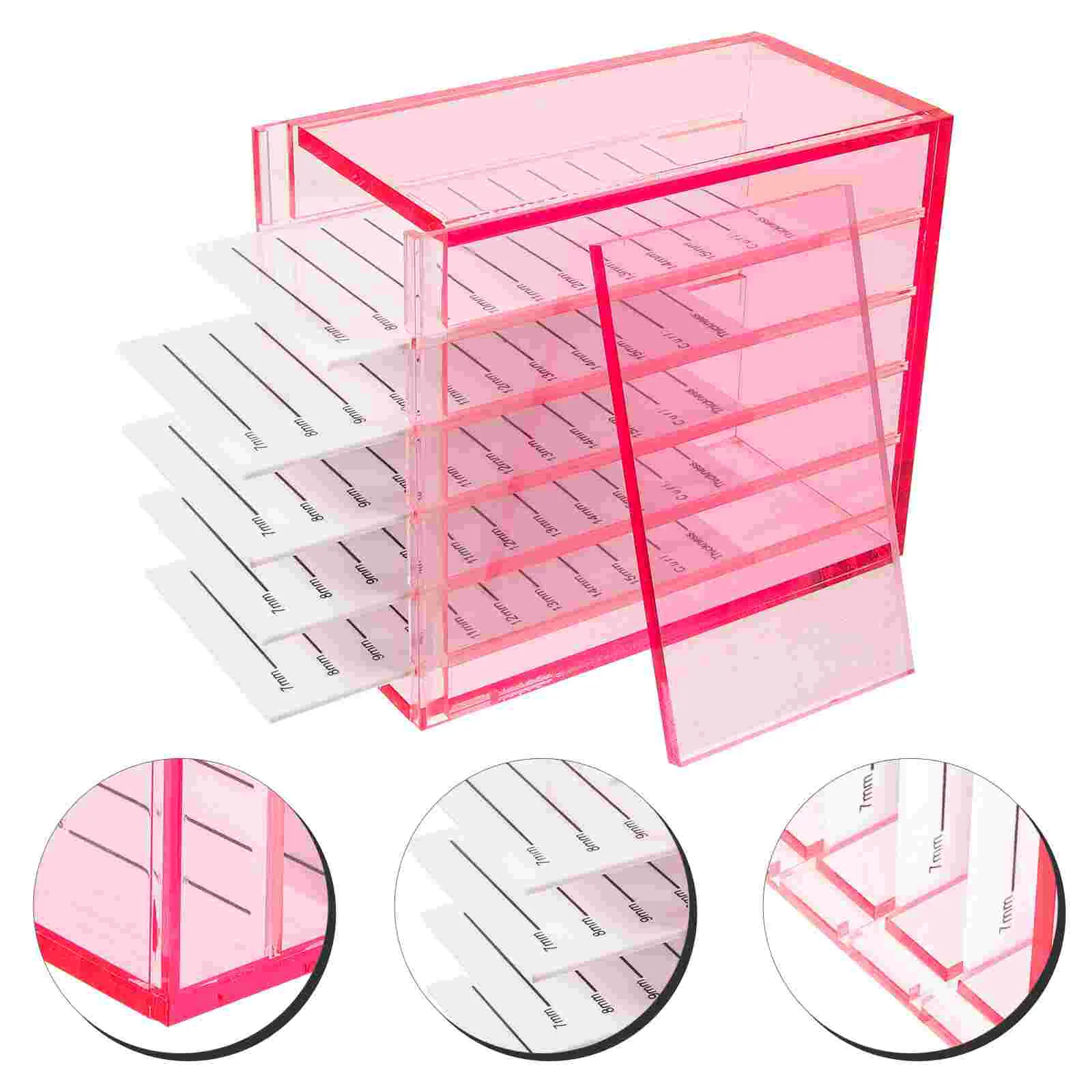 

Многослойный держатель для ресниц, портативный искусственный контейнер