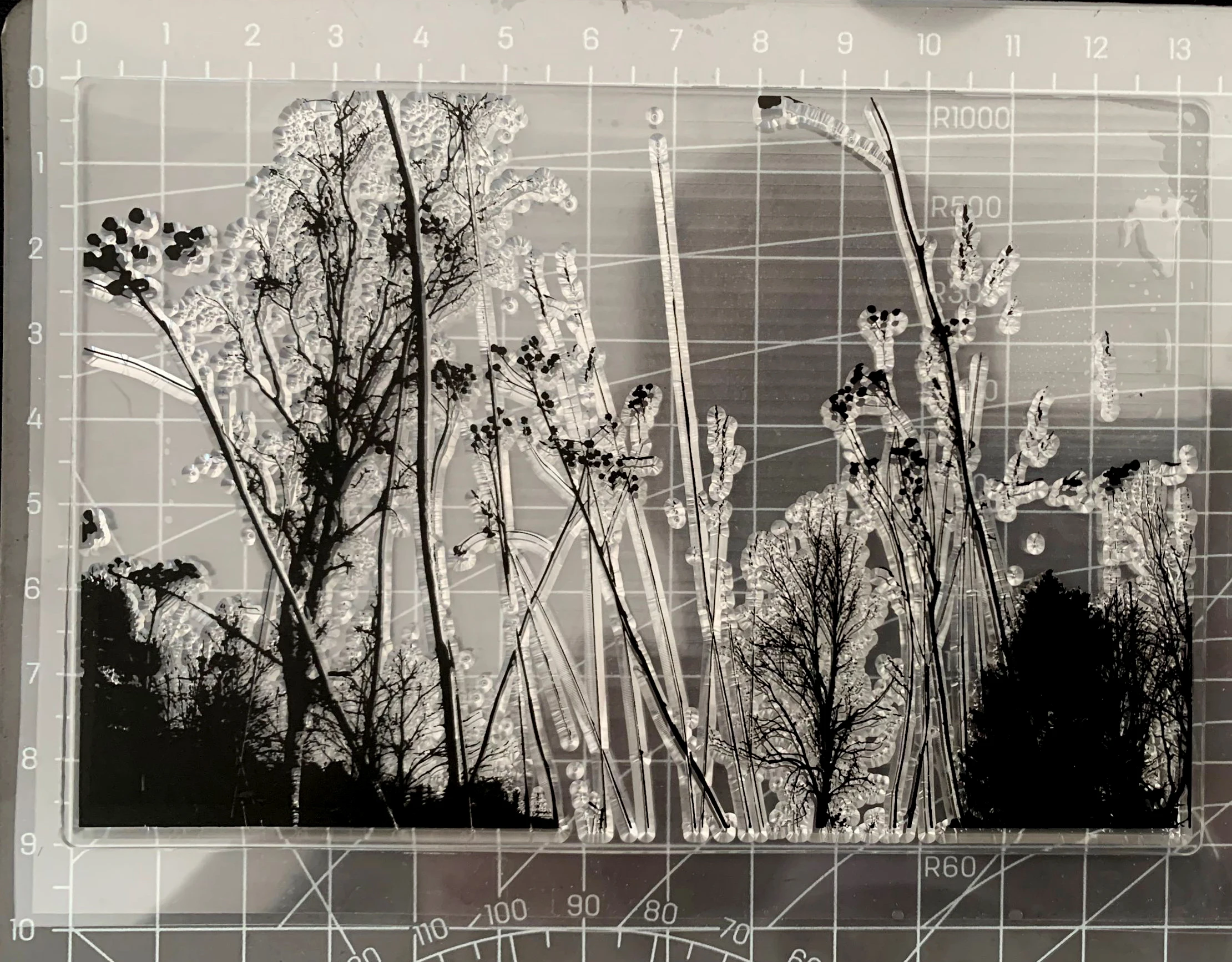 

Прозрачный силиконовый фотоальбом с цветочным рисунком для скрапбукинга