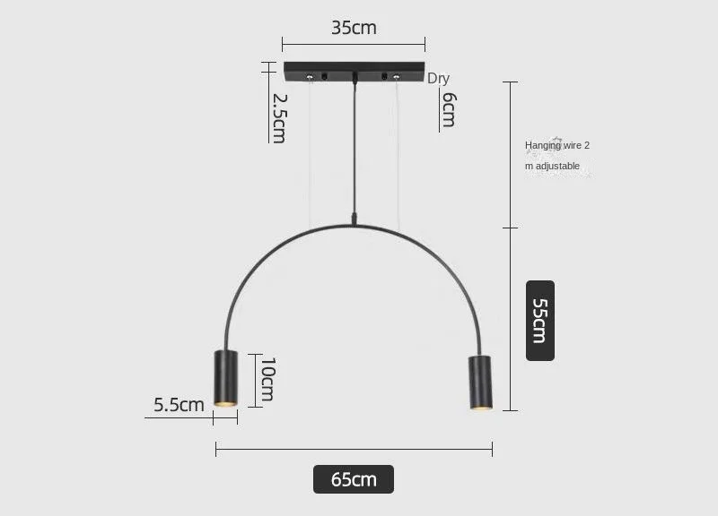

LED люстра из железа