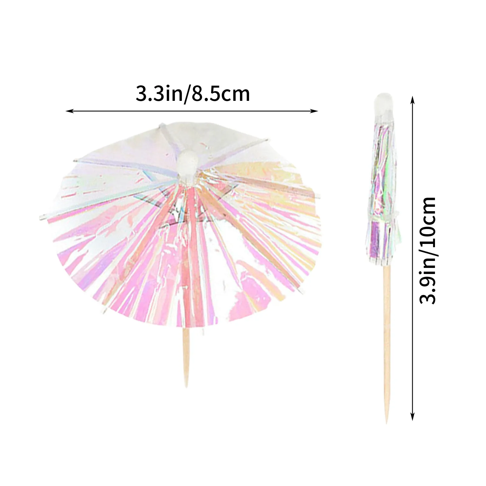 50 шт. зонтики для напитков Коктейльные Палочки бумажные зубочистки гавайский