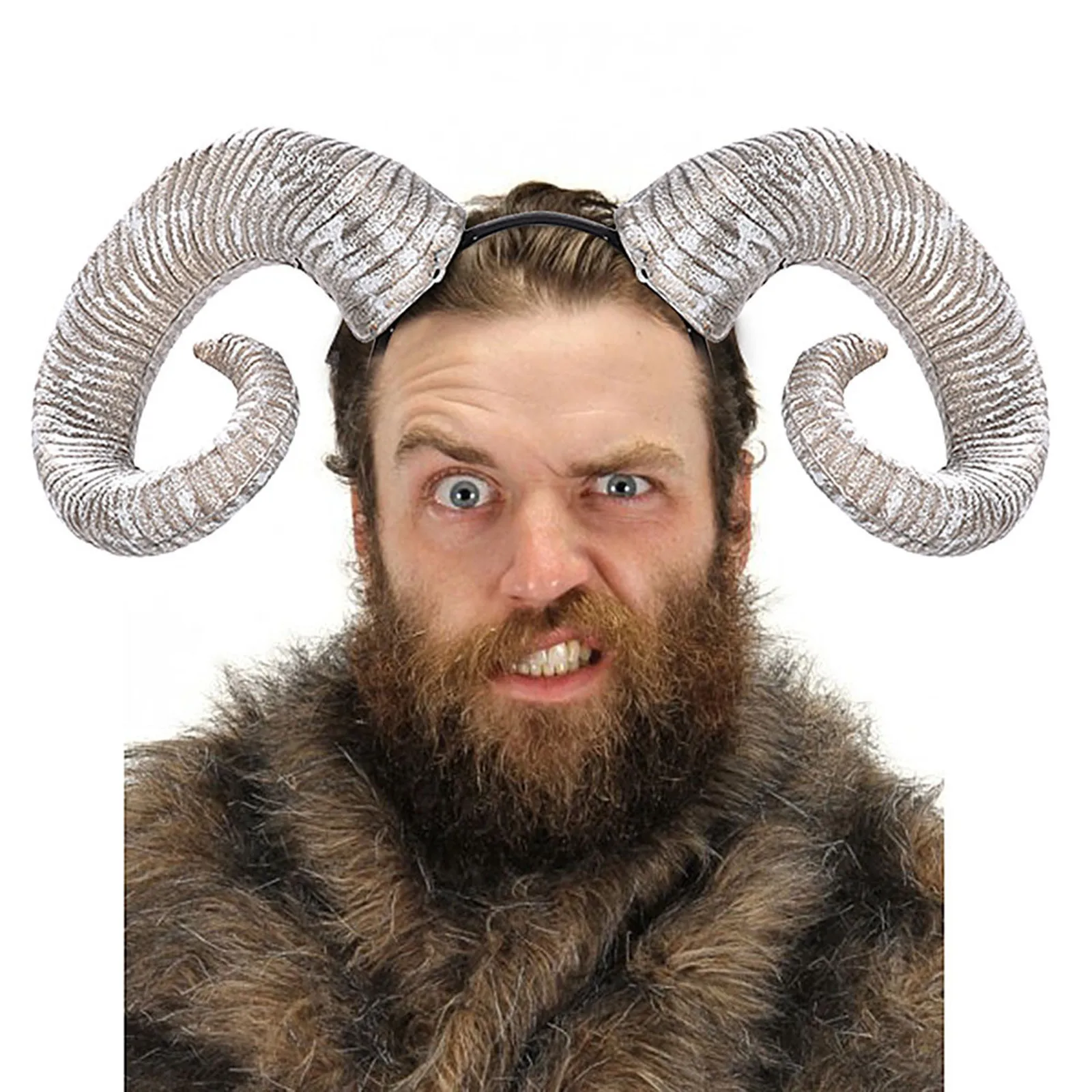 

Halloween Costumes Horn Props Cosplay Headgear Handmade Sheep Horn Headband Hairband Accessory Demon Evil Gothic Lolita Cosplay