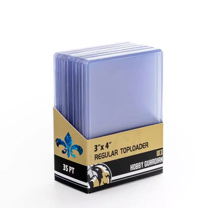 

New 35pt 75 100pt 130pt Ball-game Star Card Ultra Clear Protection Clip Collect Hero Anime Character Protection Card Kids Gift