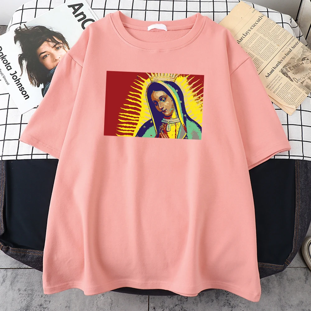 

Мужская Летняя дышащая футболка с надписью «Our Lady Of Golf»