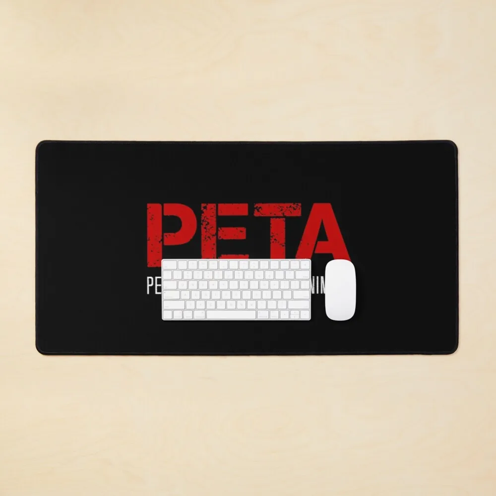 

PETA People Eating Tasty Animals Mouse Pad Mousepad Mat for Gamer Gaming Mouse Pad Large Keyboard Mouse Mat Desk