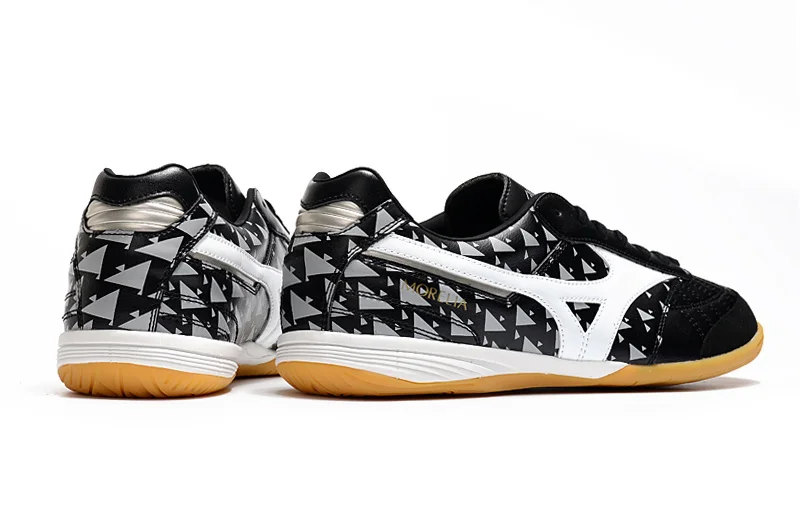 Authentic Mizuno Creation MORELIA IC M8 Men's Sports Shoes Mizuno Outdoor Sneakers Black/White Color Size Eur 40-45