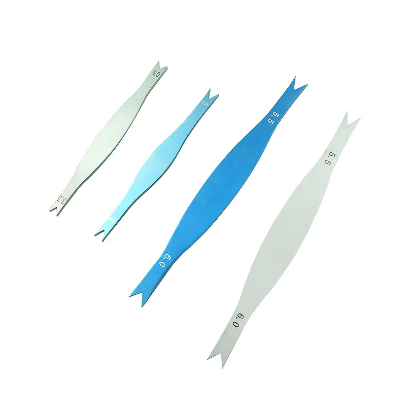 

Braunstein Eyelid Fixed Caliper 3.5-4.0/5.5-6.0 Tweezers Ophthalmic Forceps Autoclavable Ophthalmic Instrument Ophthalmic Tools