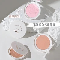 temperament high gloss highlighter bronzer repair peach milk tea matte natural blush palette makeup powder cheek blush cosmetic