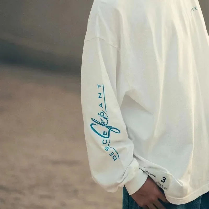 Футболка Мужская/женская с круглым вырезом модный топ свободного покроя из