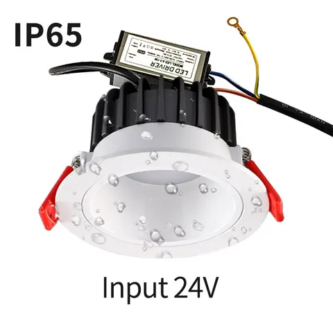 12 В, IP65, светодиодный downlight, водонепроницаемая внешняя Поверхностная установка, светильник потолочный для ванной комнаты 5 Вт, 7 Вт, 12 Вт, 18 Вт, точечные светильники