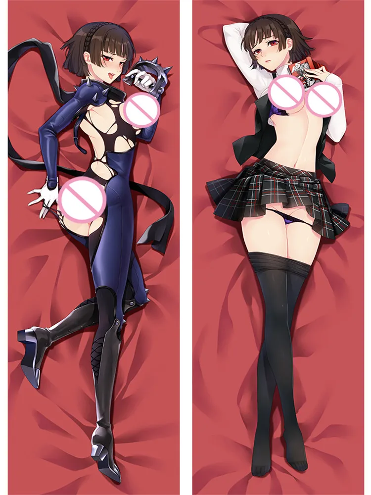 

Cosplay Anime Persona 5 Sexy Girl Makoto Niijima Dakimakura Body Decorative Pillowcases DIY Customized Hugging Pillow Cover Case