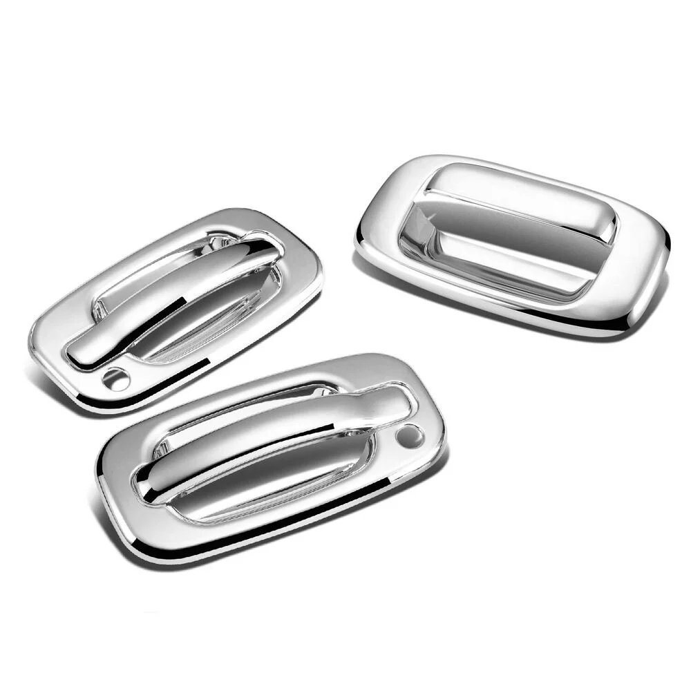 

Чехол для 1999-2006 Chevy Silverado GMC Sierra Chrome 2Dr Handle PSKH + Tailgate