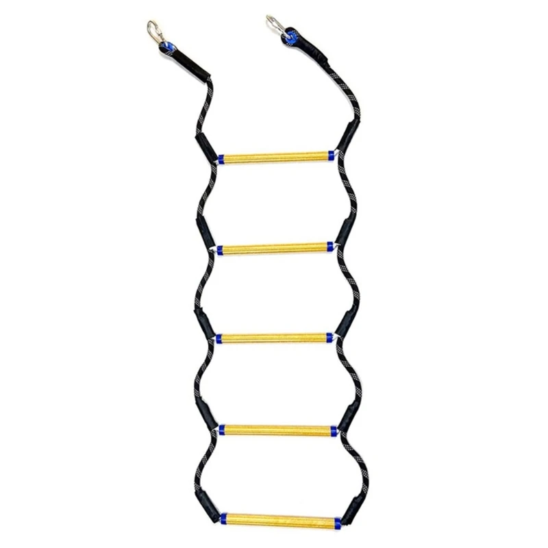 11UE Portable Nylon Fishing Rope Boarding Ladder Marine Rope Ladder ...