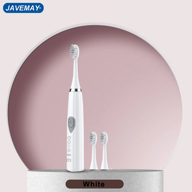 Sonic Electric Toothbrush USB Retractable Smart Timer Tooth Brush IPX7 Waterproof Teeth Whitening Ultrasonic Brushes J284