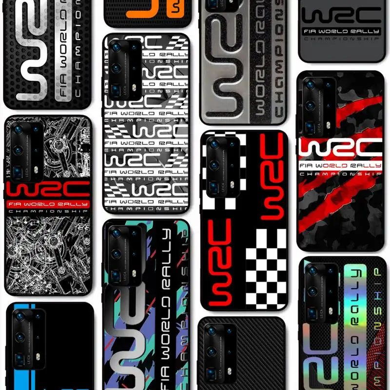 

WRC Rally Racing logo Phone Case for Huawei P30 P 40 20 10 8 9 lite pro plus smart 2019 coque