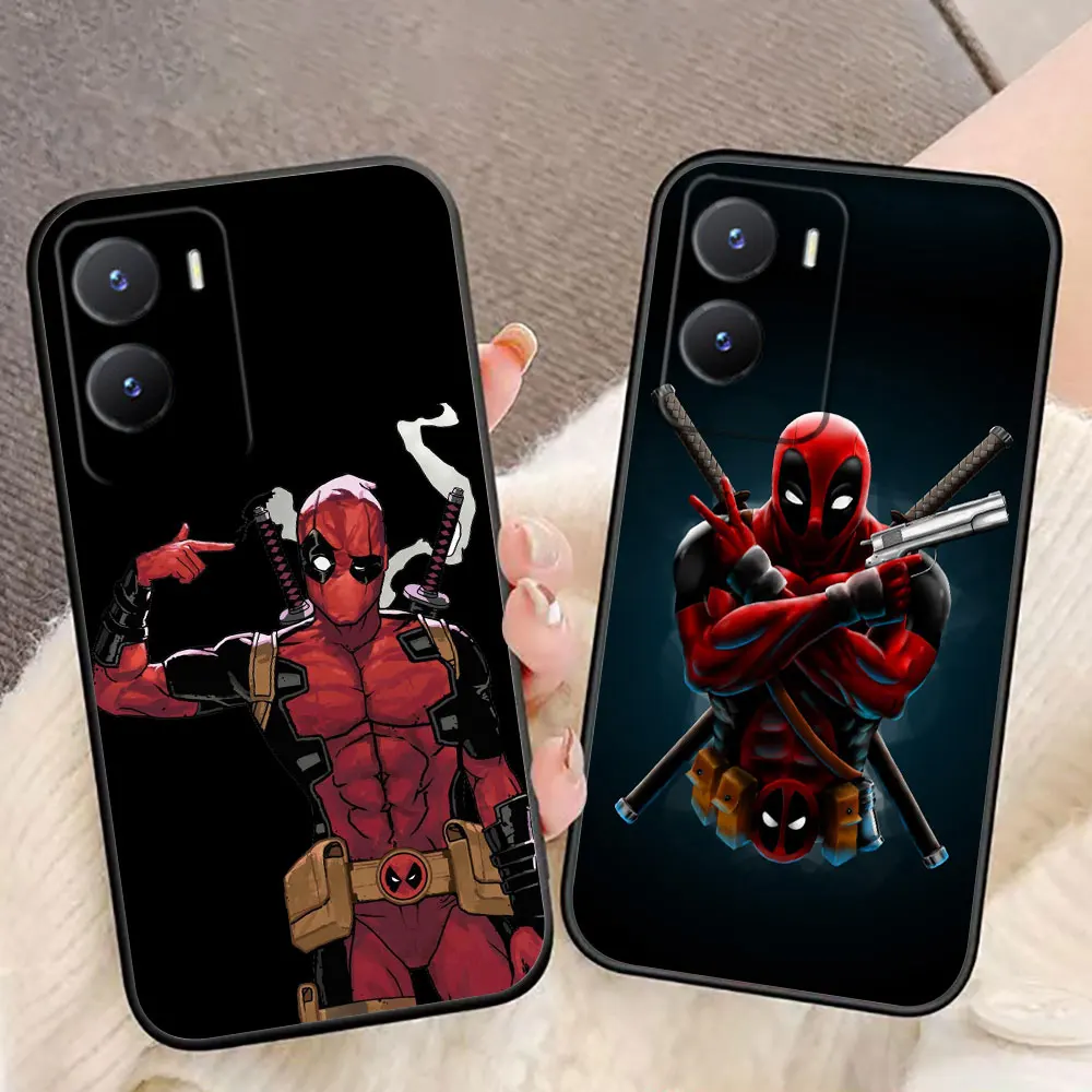 Забавный чехол с рисунком Марвел Дедпул для VIVO Y93 Y78 Y76 Y72 Y51 Y50 Y36 Y35 Y33T Y31 Y28 Y27 Y22S Y21 Y20