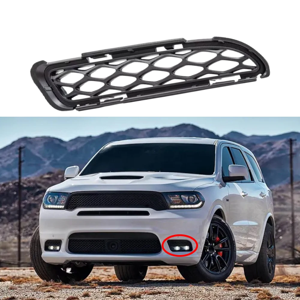 

Левый и правый передний бампер, крышка противотуманной фары, решетка для Dodge Durango 2018 2019 2020, решетка противотуманной фары, накладка, рамка 68307812 АА