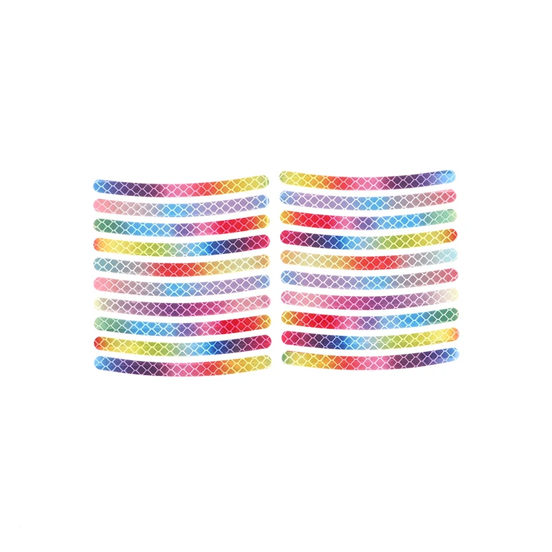 40 шт. светоотражающие полосы для обода колеса автомобиля