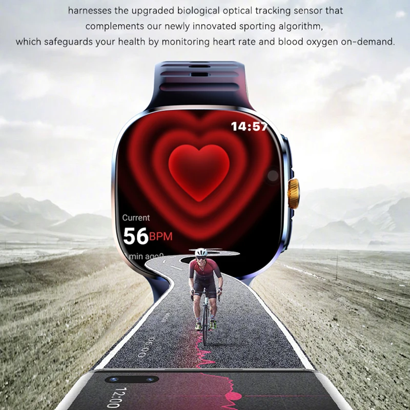 Новые умные часы с поддержкой 5G, 2,40-дюймовый большой экран, HD-видеозвонки, 3 ГБ+32 ГБ оперативной памяти, 2100 мАч, Google Play, Wi-Fi, GPS, поддержка SIM-карты. (art.: 3920db96c3b03) - 3920db96c3b03