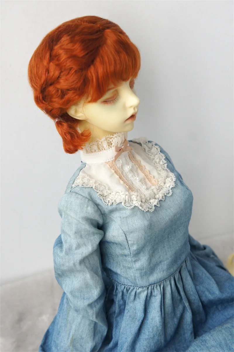 JD736 Все размеры Новое поступление BJD мохеровый парик OB11 YOSD MSD SD Blythe Twin Braids Короткие