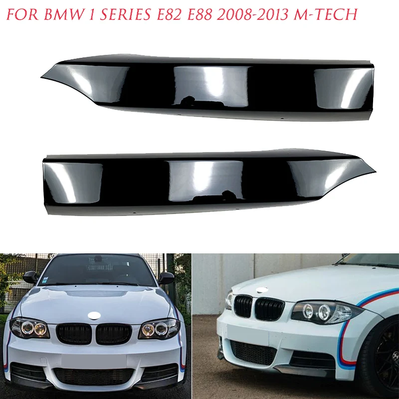 

For BMW 1 Series E82 E88 2008 2009 2010 2011 2012 2013 M-Tech Car Front Bumper Lip Angle Diffuser Splitter Spoiler Protector