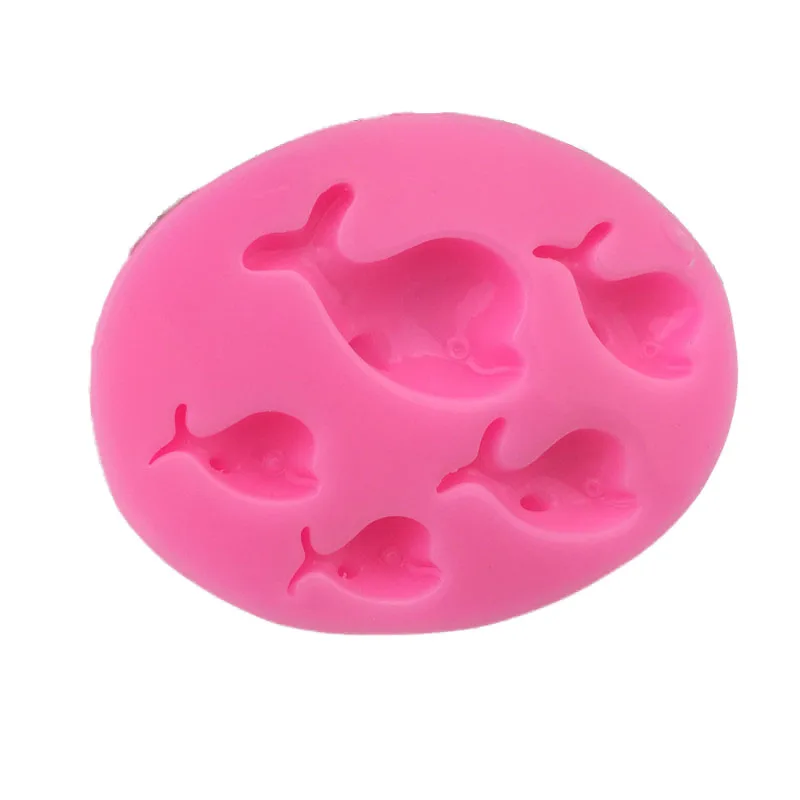 

Dolphin Silicone Mold Ocean Sugar Candy Chocolate Gumpaste Baking Mould Fondant Mold Cake Decorating Tools