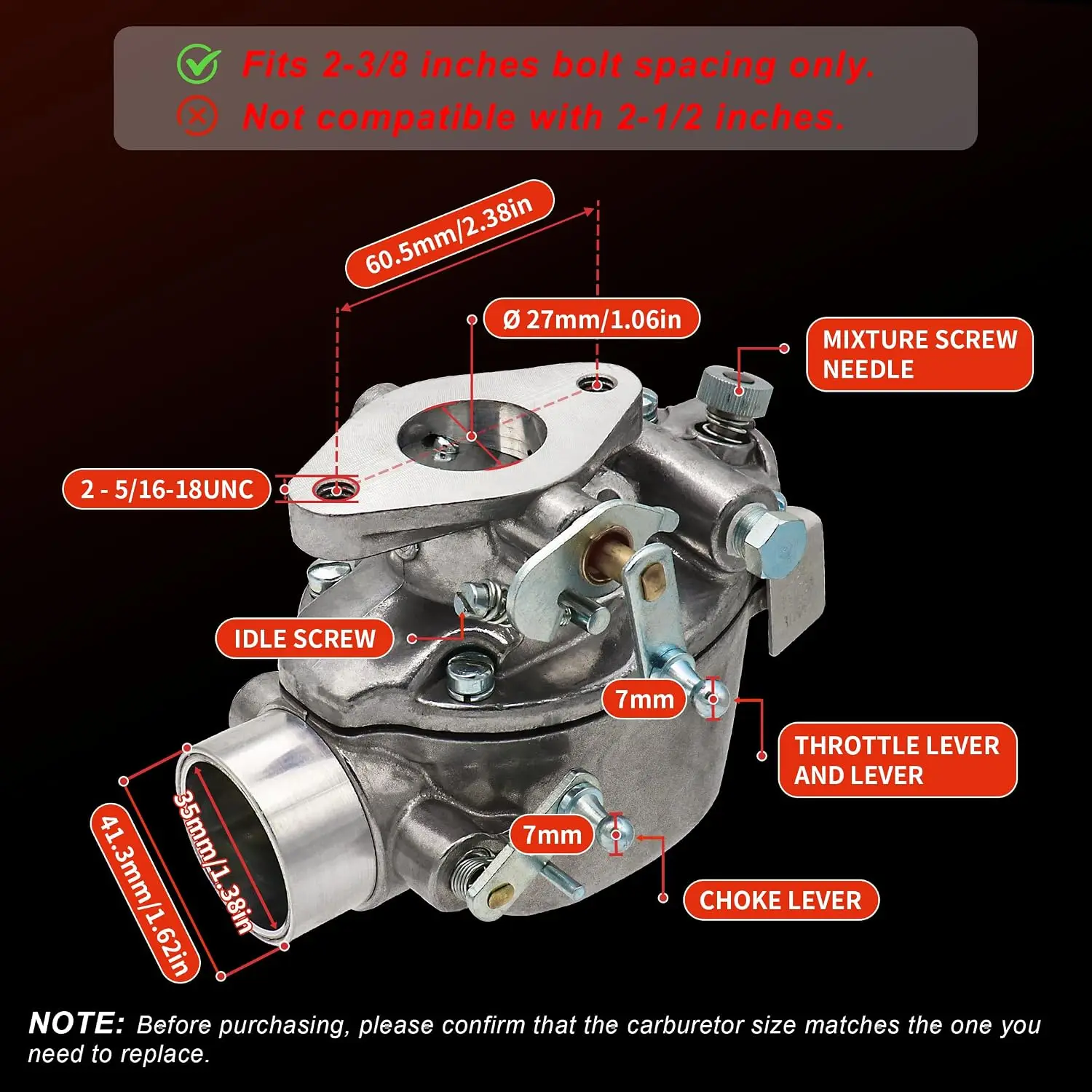 Новый карбюратор для тракторов Ford Carb 601 701 501 2000 2030 2031 Marvel Schebler Carb TSX 765 4 цилиндра 2110 2120 2130 1962-1964 621 (art.: 3920dd3c50cb0) - 3920dd3c50cb0