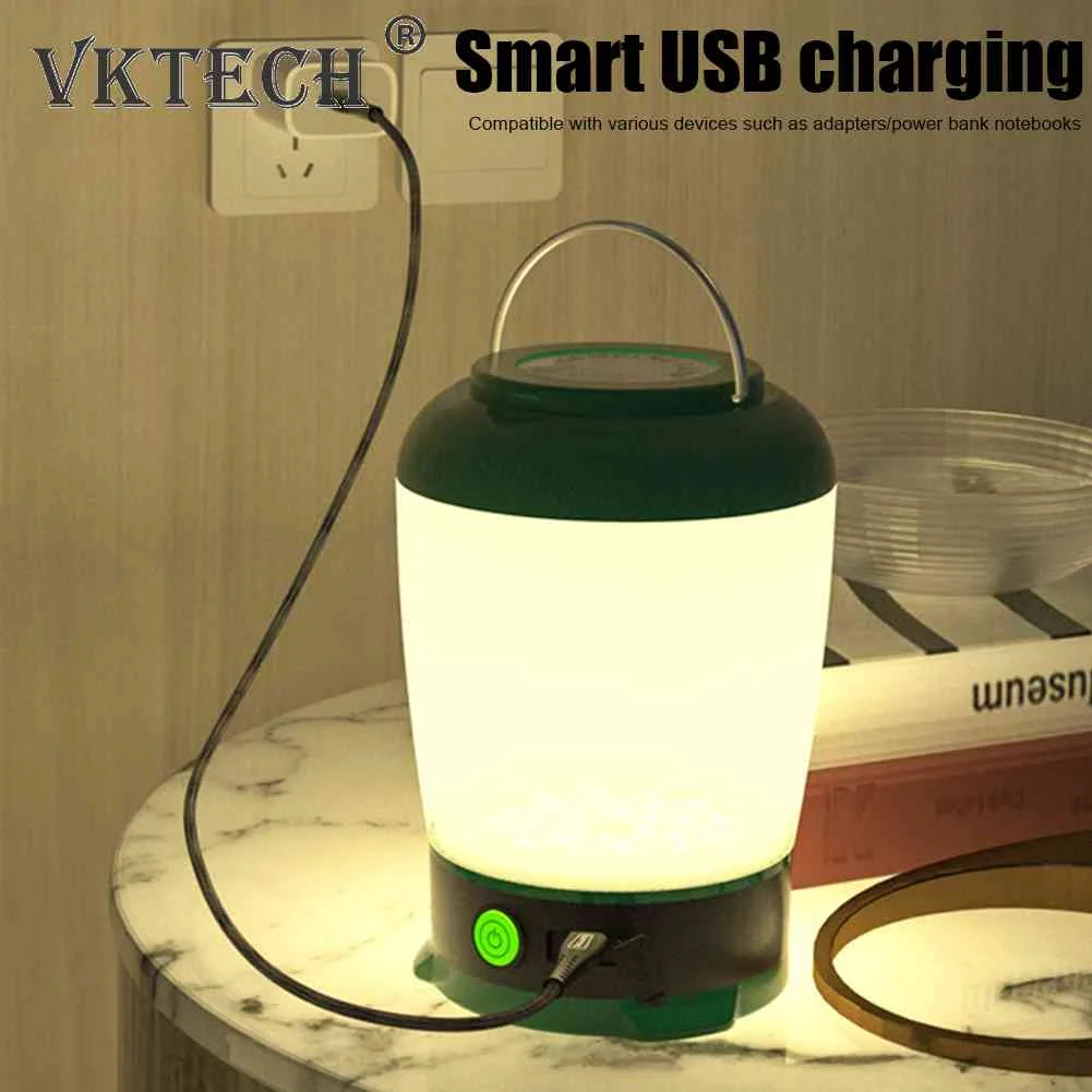 

Портативный водонепроницаемый фонарь для кемпинга с зарядкой от USB