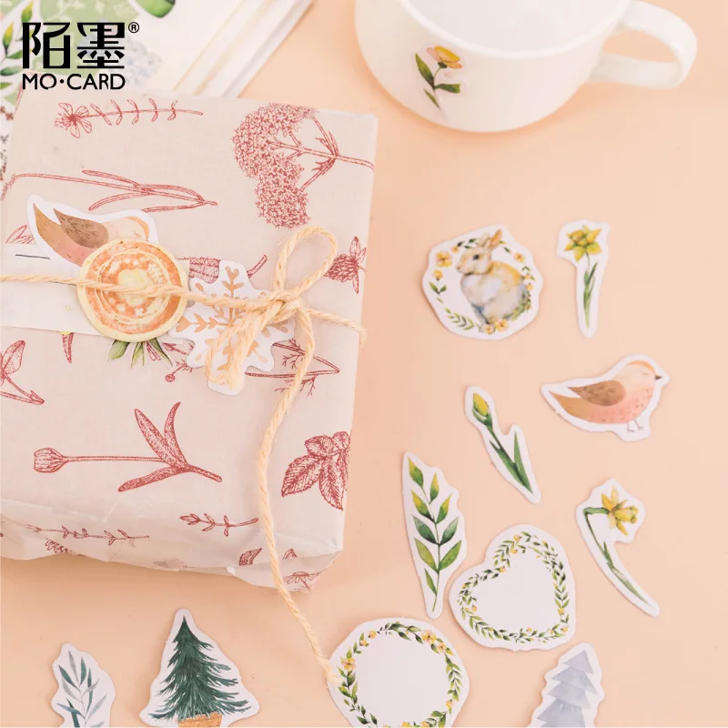 

46 шт., декоративные бумажные наклейки для скрапбукинга, 4 см