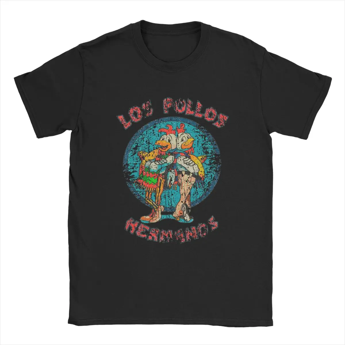 

Men Breaking Bad Los Pollos Hermanos 1996 T Shirt 100% Cotton Tops Cool Short Sleeve Crew Neck Tee Shirt Adult T-Shirts