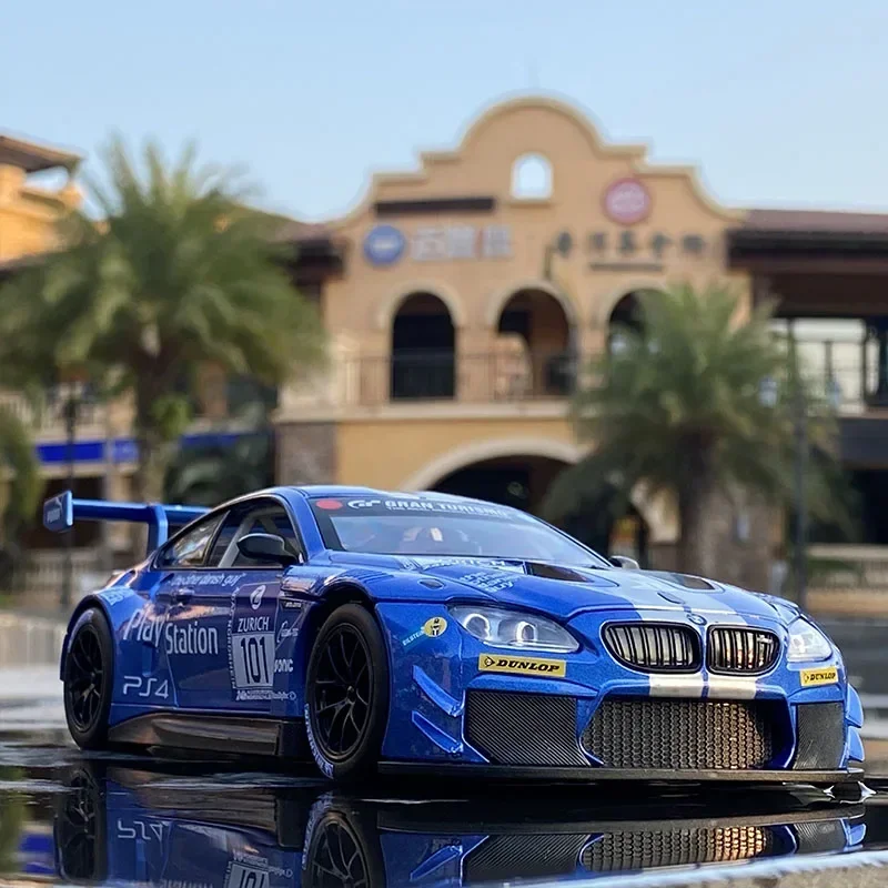 1:24 BMW Z4 M6 GT3 M4 DTM CLS Модель гоночного автомобиля из сплава Литье под давлением