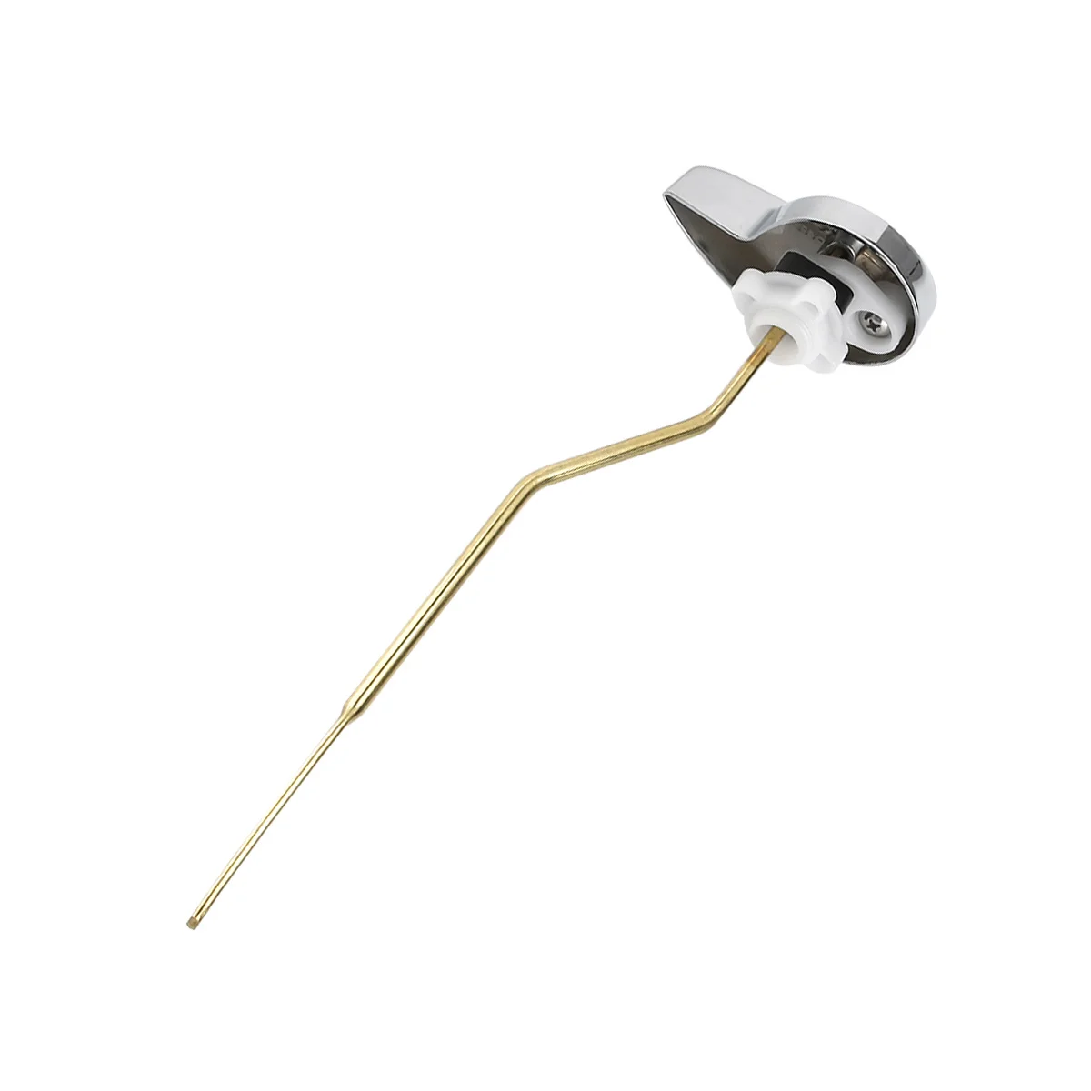 

Toilet Lever Handle Replacement Tank Flush Kit Side Mount Angle Fitting Parts Zinc Alloyuniversal Flusher Blackfrontnut Lock