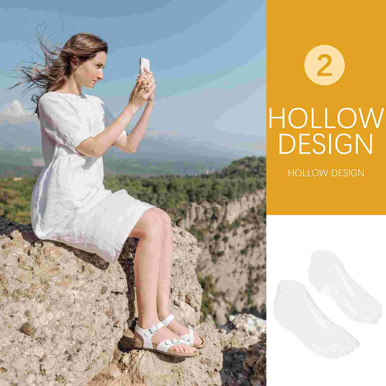 4 пары прозрачных манекенов для ног модель женской стопы пластиковая