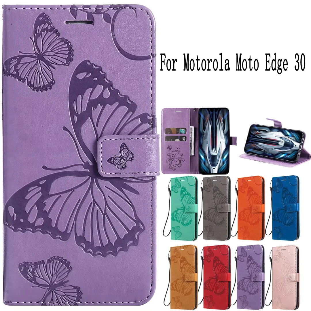

Sunjolly Mobile Phone Cases Covers for Motorola Moto Edge 30 Case Cover coque Flip Wallet for Motorola Moto Edge 30 Cases
